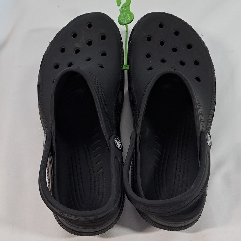 CROCS Mens Black Slip-On Slippers (Slightly Used)